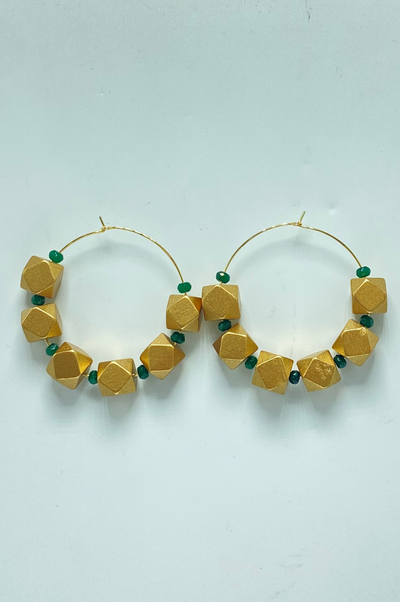 The London Wooden Hoops by Annie Claire Designs - SoSis