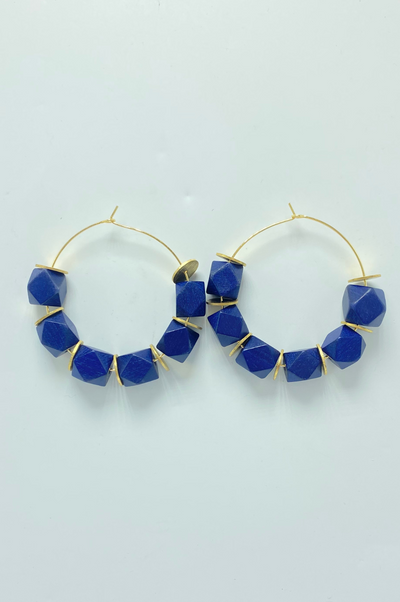 The London Wooden Hoops by Annie Claire Designs - SoSis