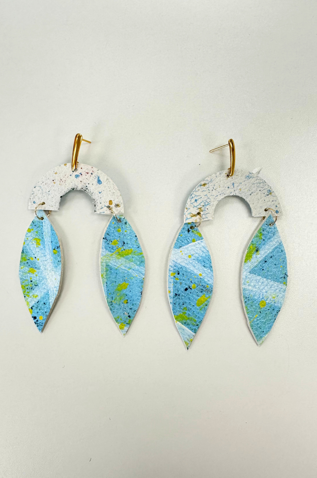 Marley Leather Spirit Earrings by Annie Claire Designs - SoSis