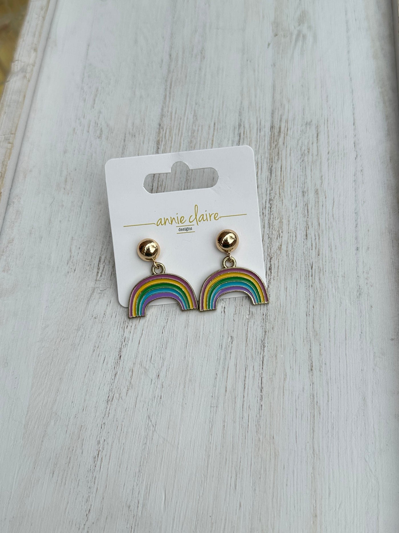 Rainbow Drop Earrings