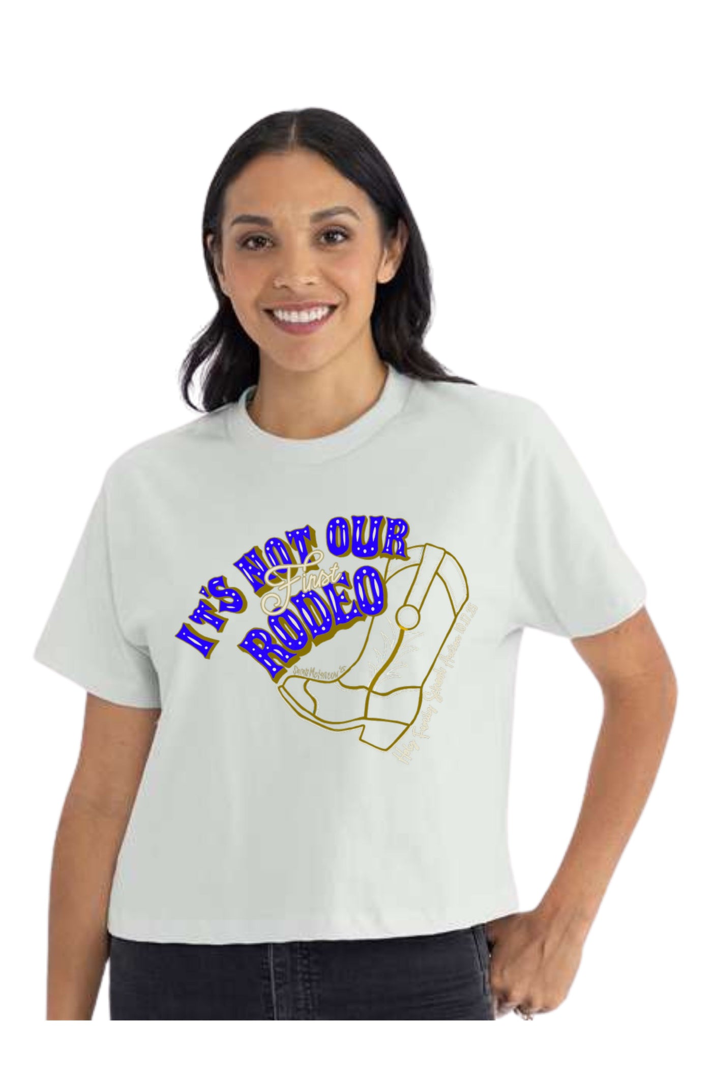 Holy Family Auction Shirt Women's Heavy Weight Boxy T-Shirt