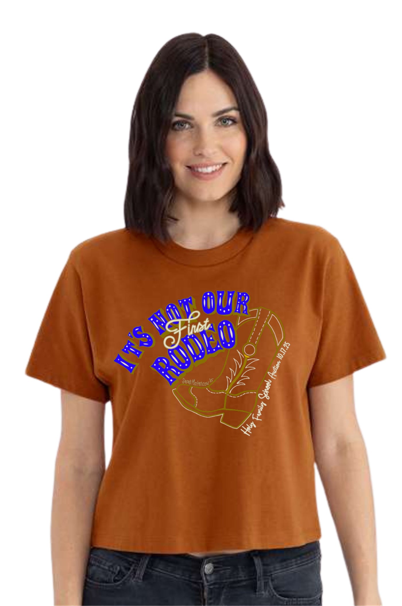 Holy Family Auction Shirt Women's Heavy Weight Boxy T-Shirt