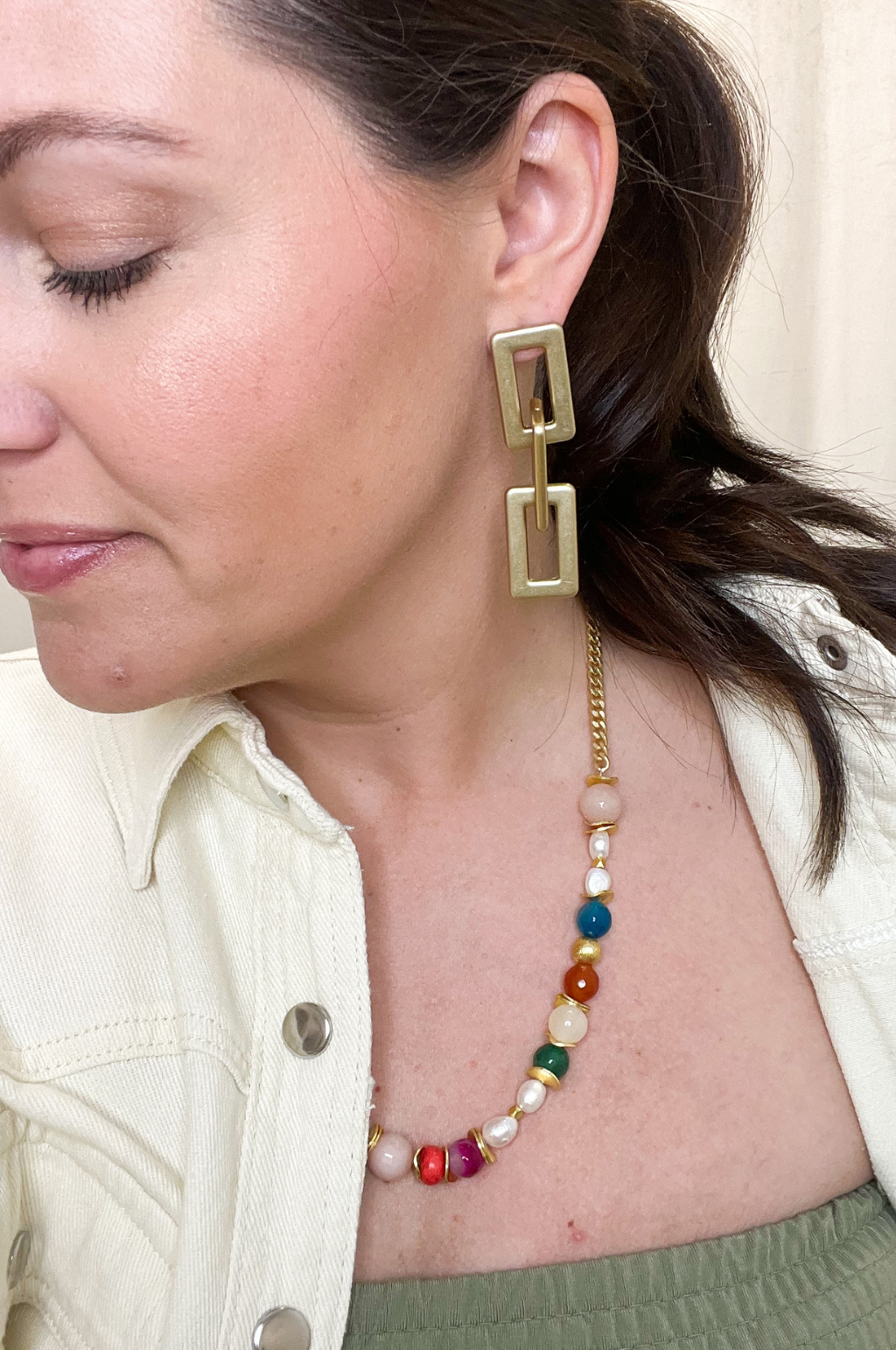 Little Linked Up Earrings by Annie Claire Designs - SoSis