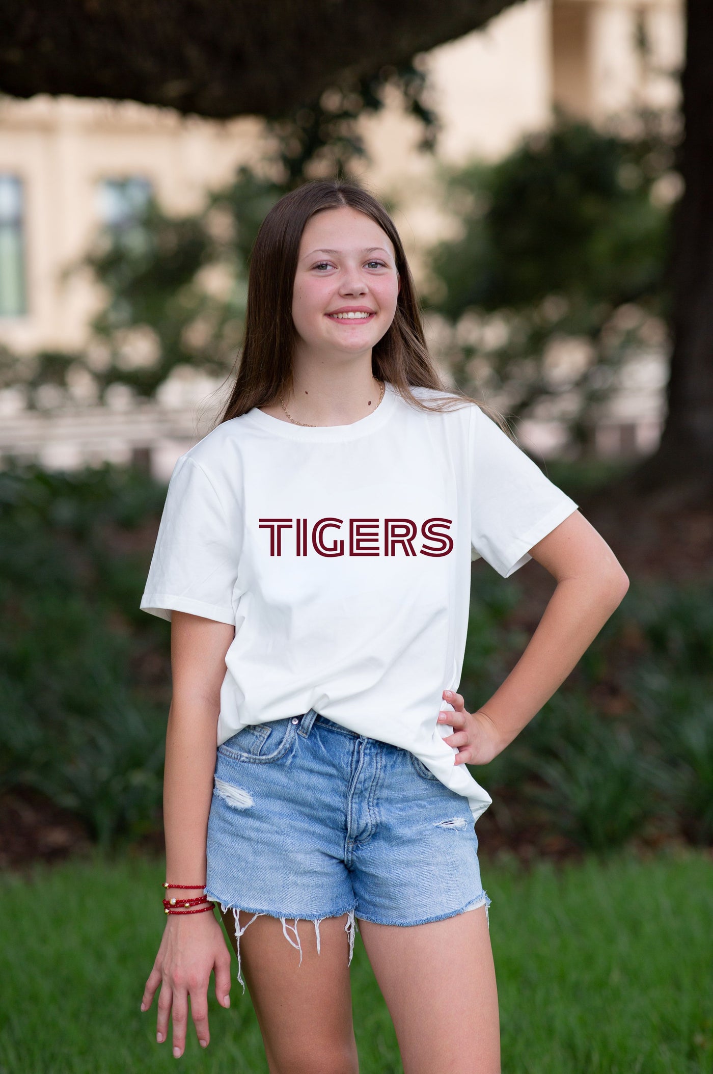 SoSis Signature Classic Tee TIGERS  bold text