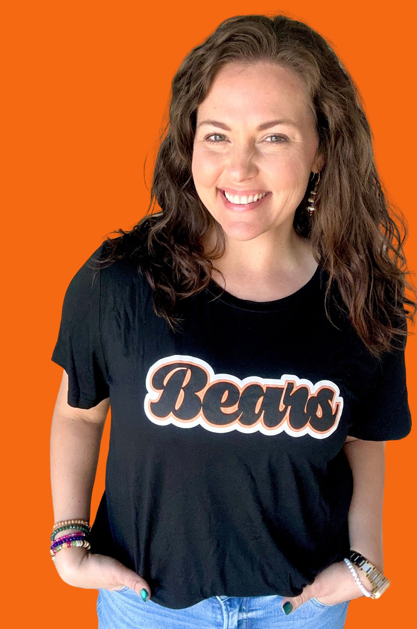 Retro Bears Black Signature Tee