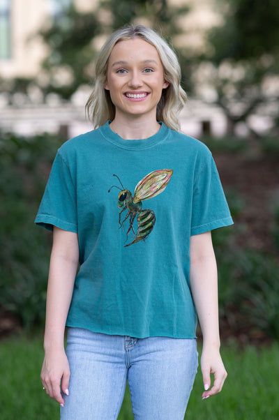 Comfort Colors Watercolor Hornet Mascot Tee
