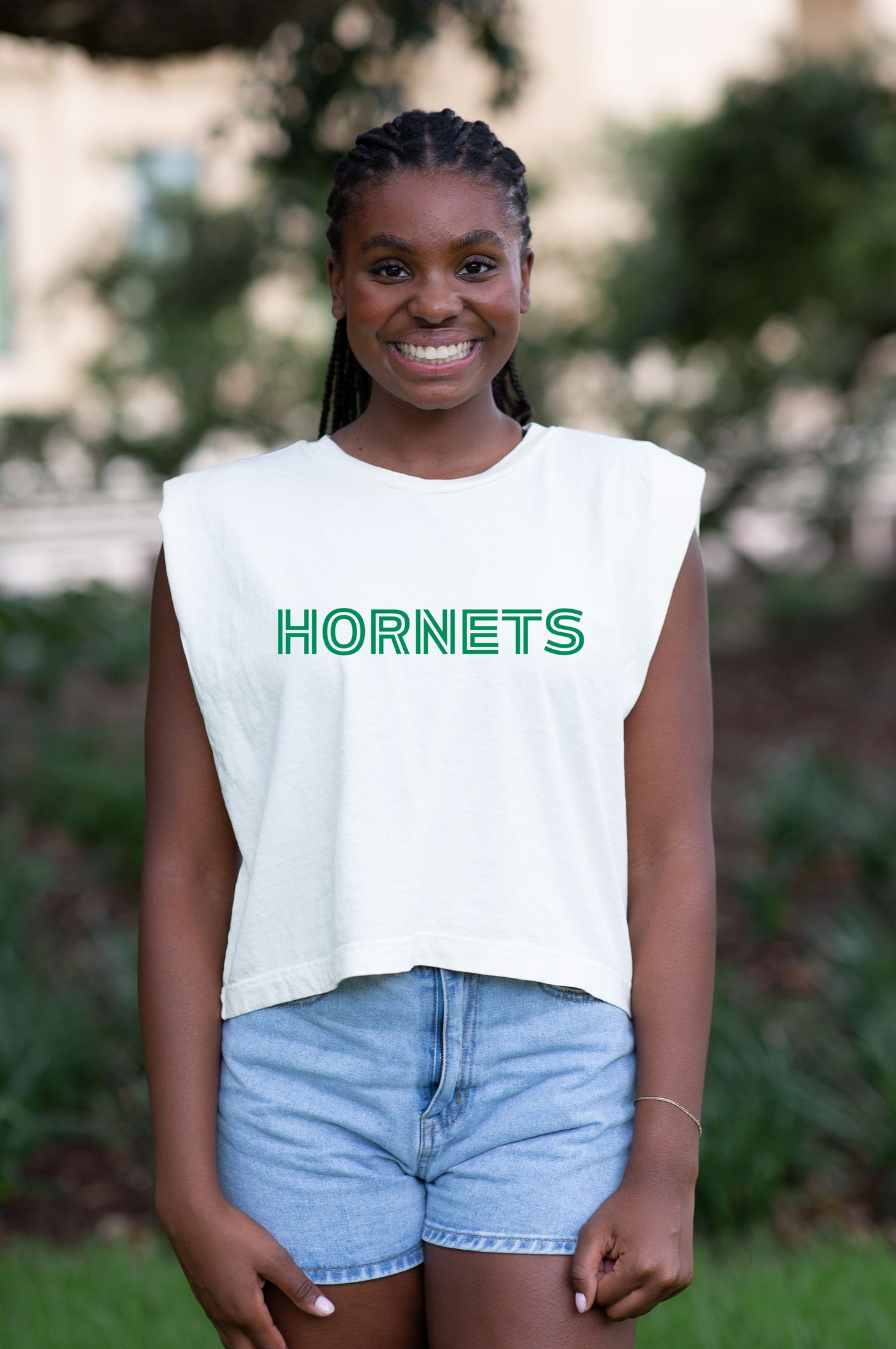 American Apparel Tank HORNETS Bold Text