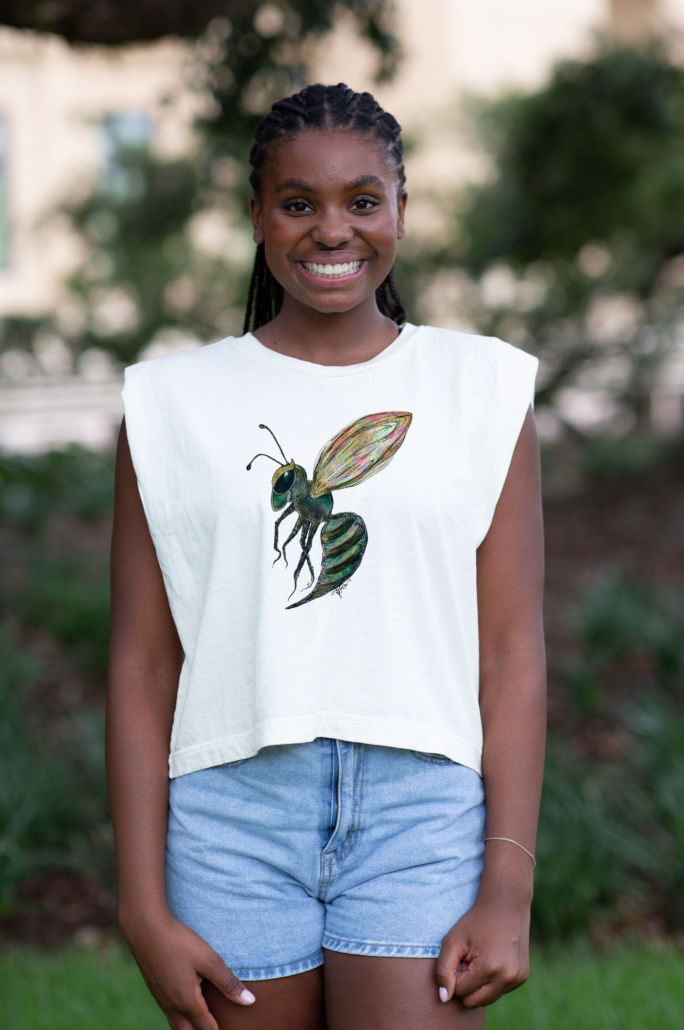 American Apparel  Hornet Mascot  Tank