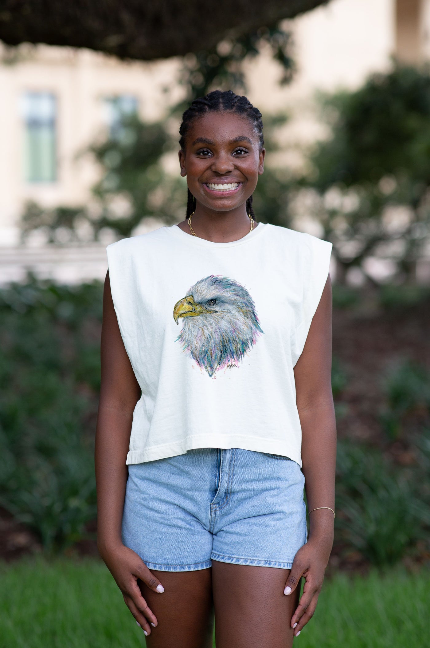American Apparel  Eagle Mascot Tank