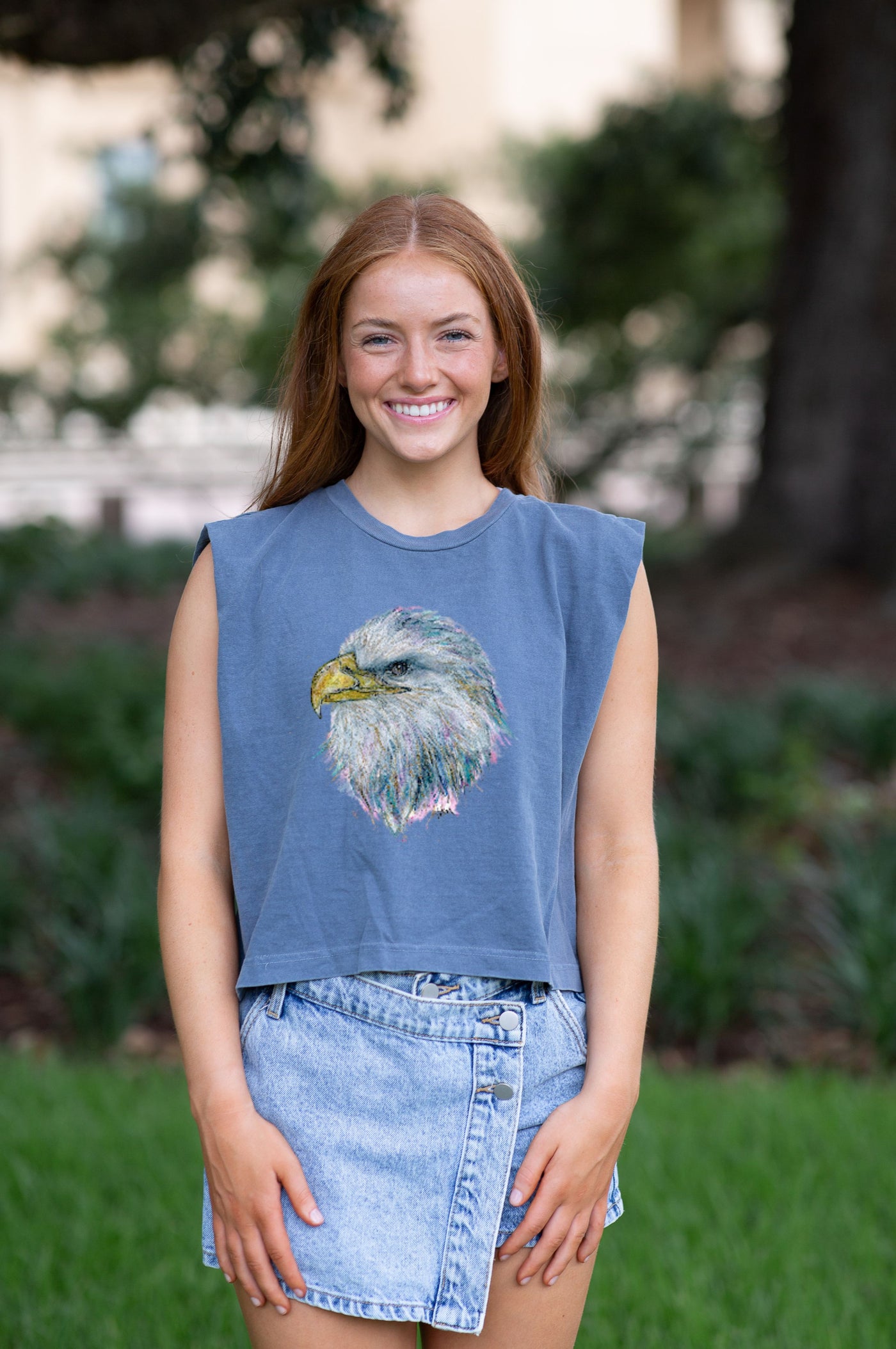 American Apparel  Eagle Mascot Tank