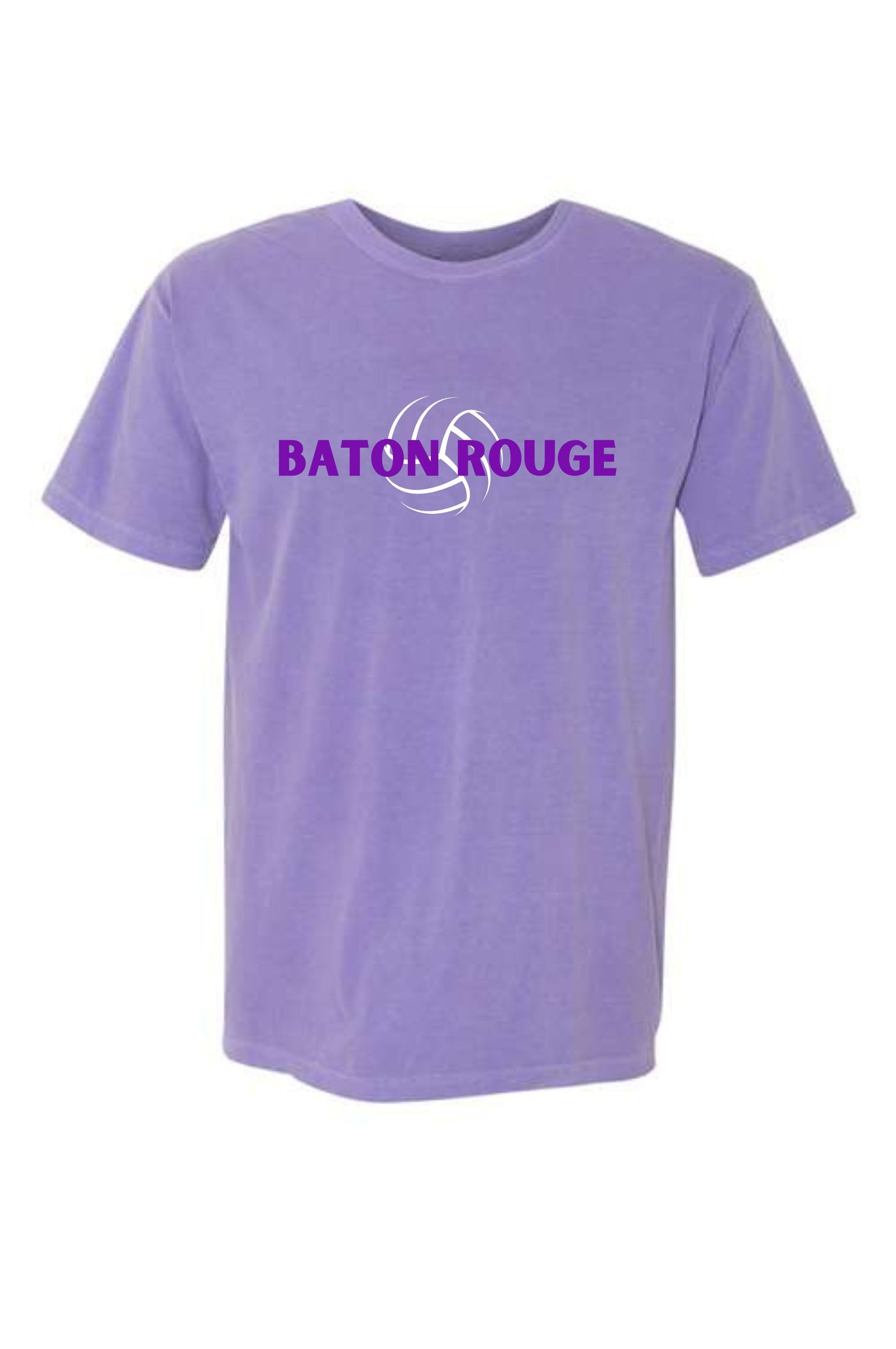 Volleyball Baton Rouge Comfort Colors Tee