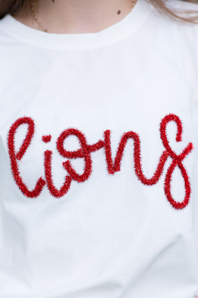 SoSis Classic Signature Tinsel Script LIONS tee (PRE-ORDER)