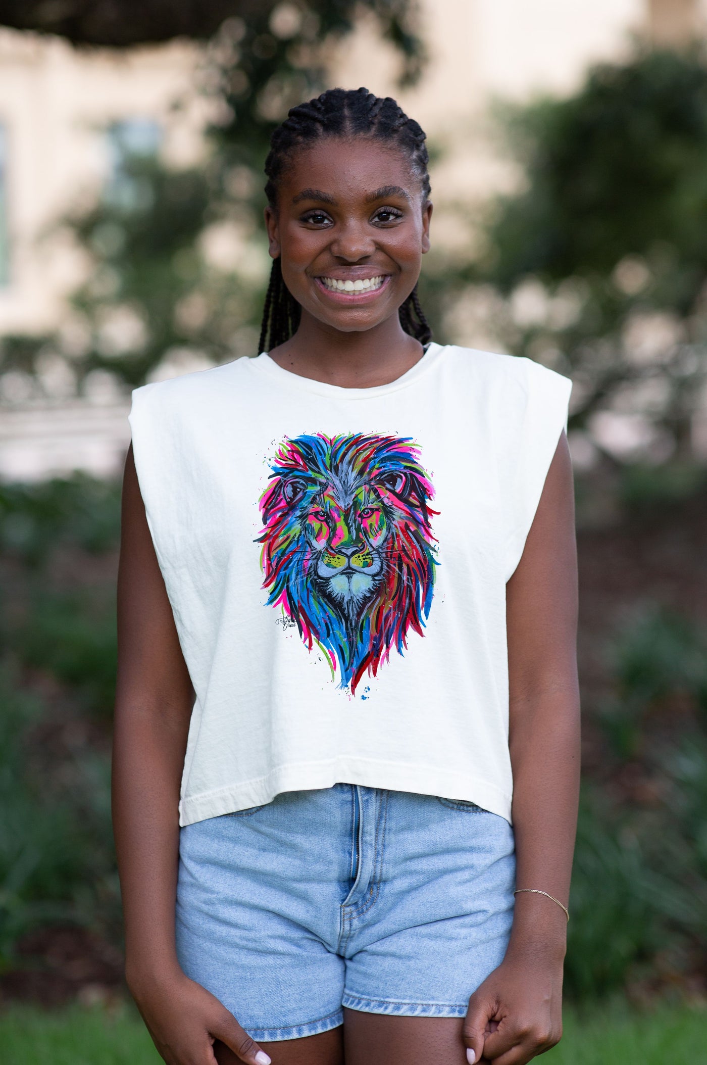 American Apparel  Lion Mascot  Tank