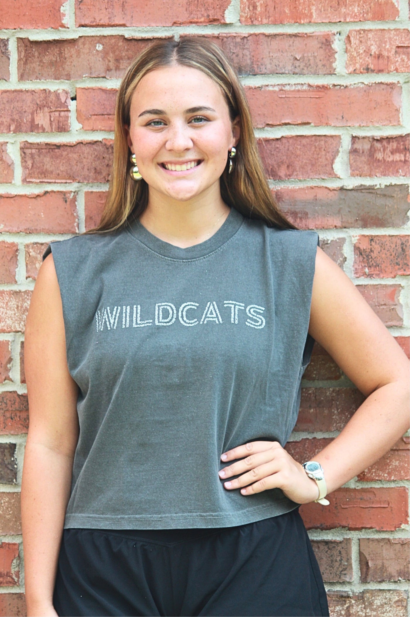American Apparel Tank WILDCATS Bold Text