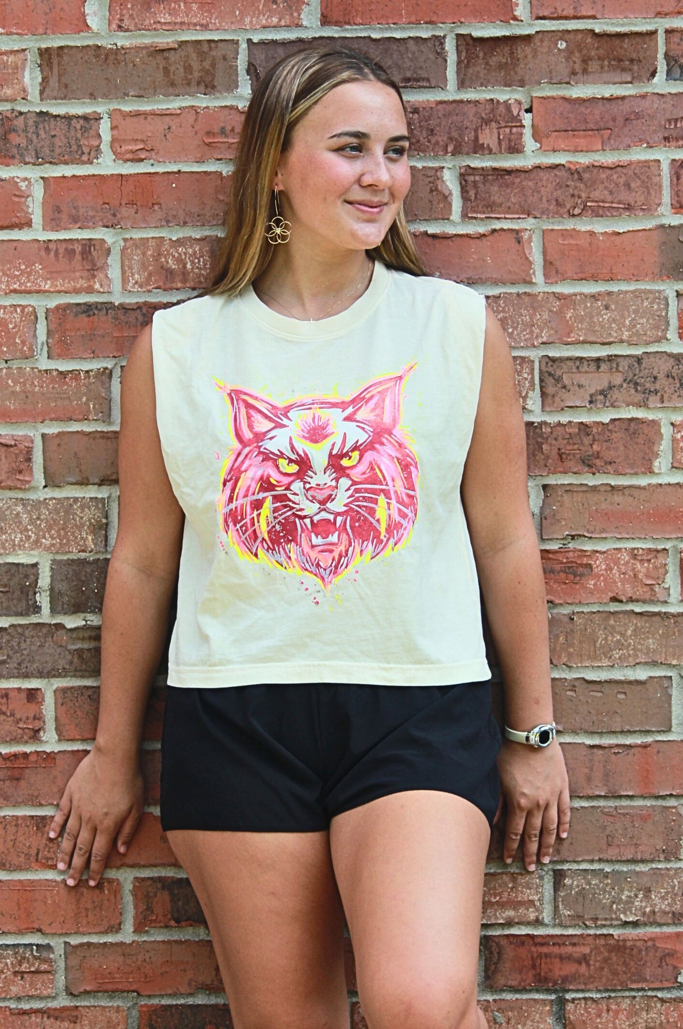 American Apparel Tank Wildcat Mascot