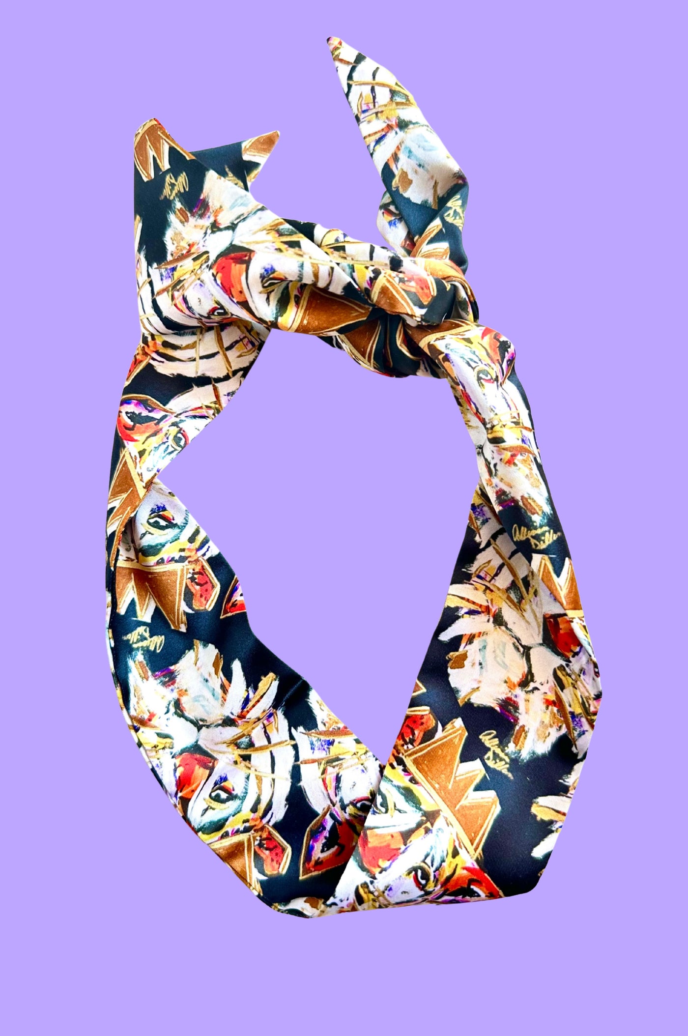 Allison Dillard Tiger King Twilly Scarf