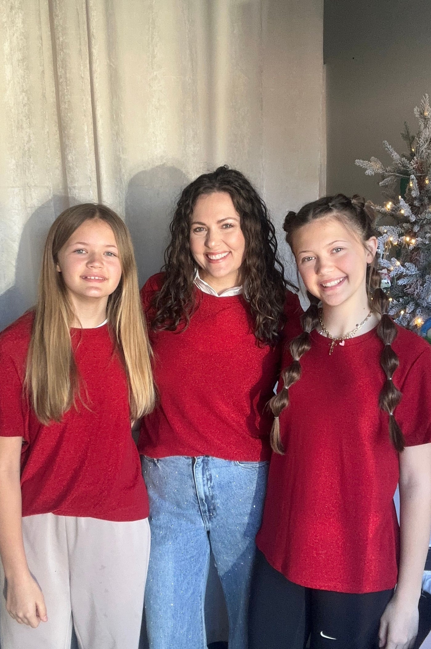 Red Sparkle SoSis Original Signature Tee