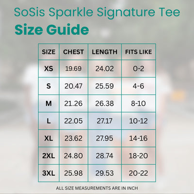 Allison Dillard Christmas Tree Red Sparkle SoSis Signature Tee