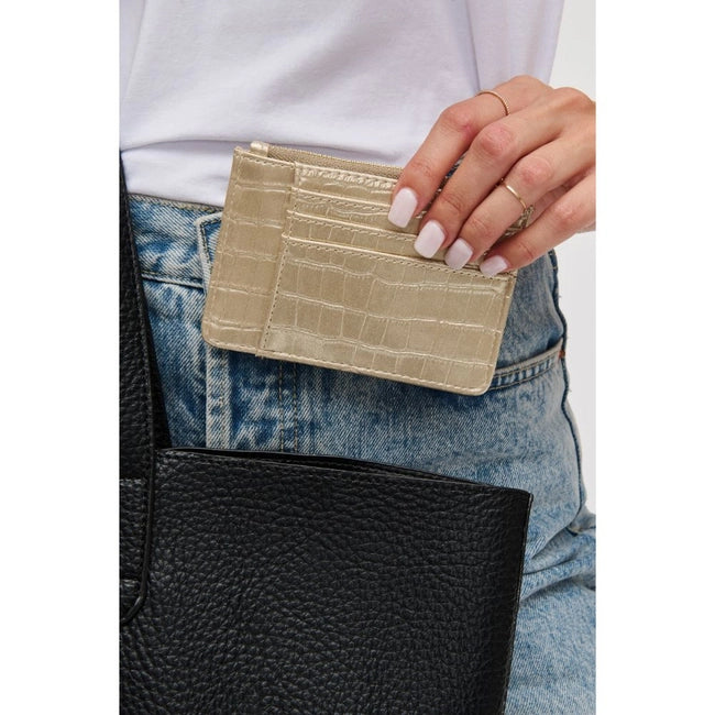 Afina - Croco Card Holder Wallet