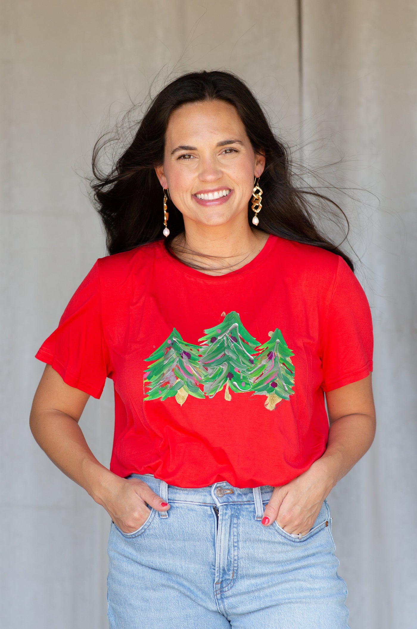 Allison Dillard Christmas Tree SoSis Signature Tee
