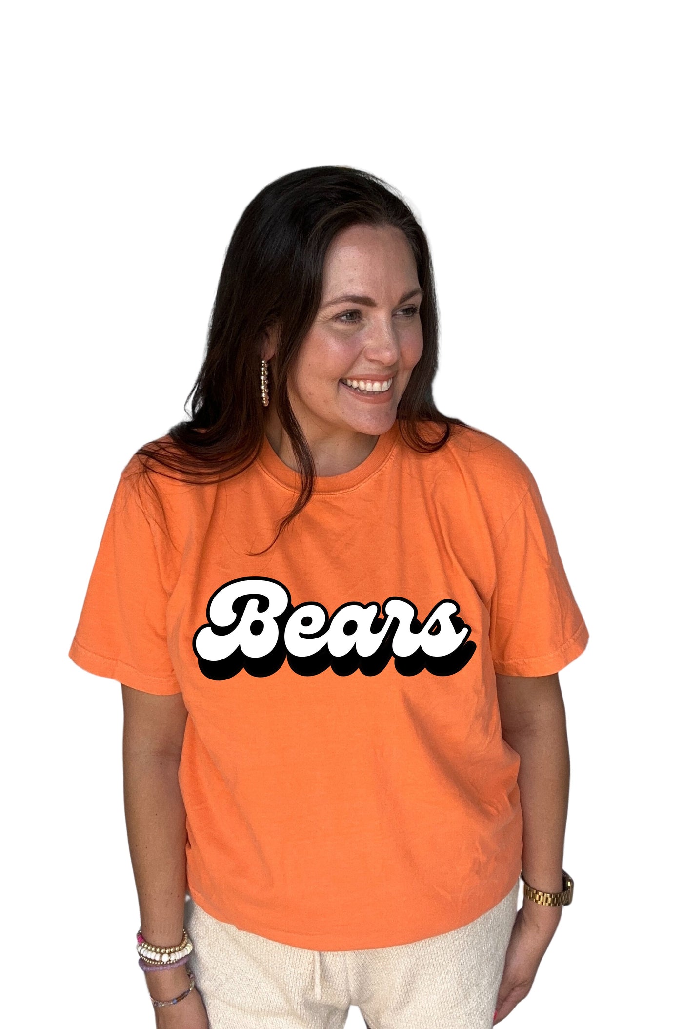 School Spirit Comfort Colors Retro Tee Bears Orange (PRE-ORDER)