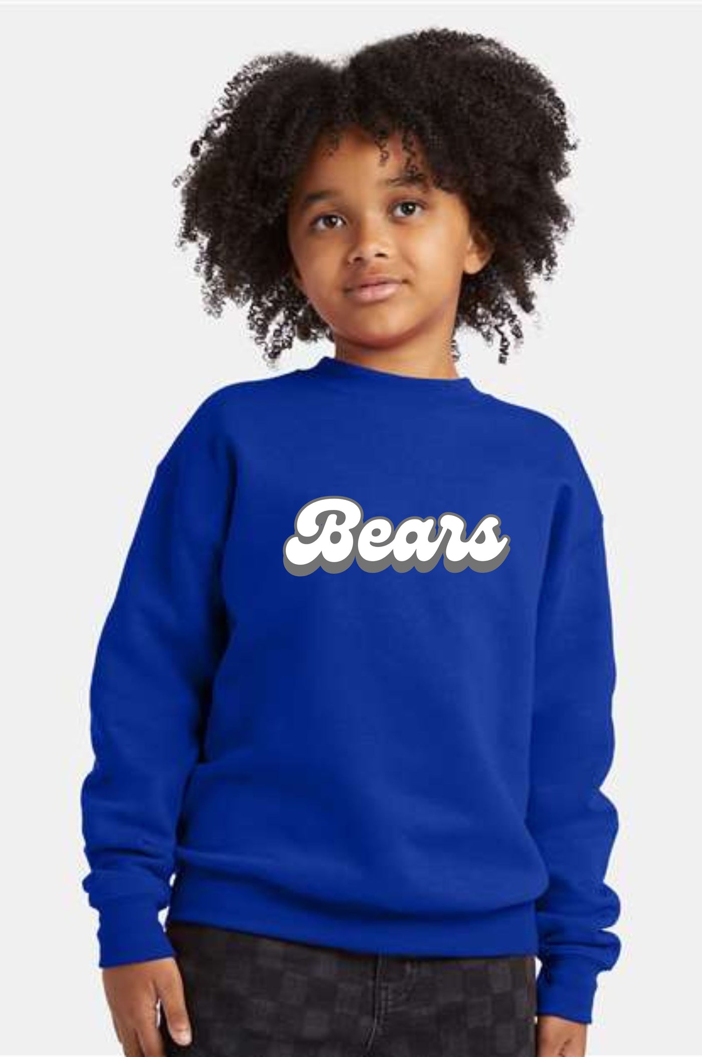 Retro Bears Blue Sweatshirt Youth