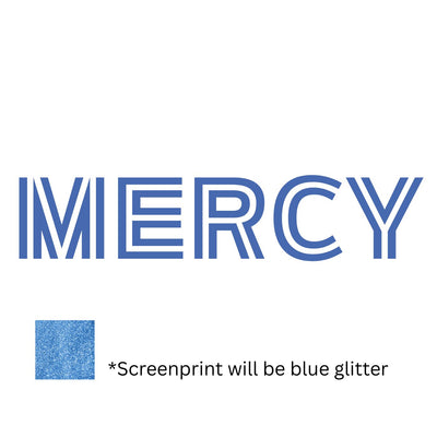 American Apparel Tank MERCY Bold Text