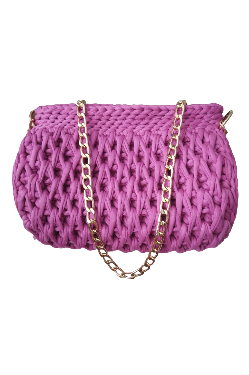 Pink Handmade Crochet Purse