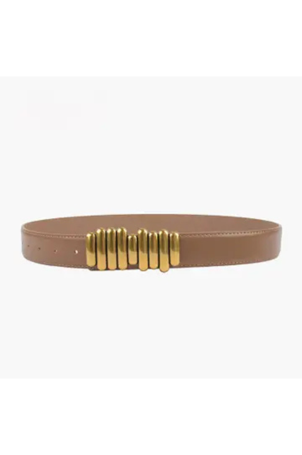 Gold Cylinder Buckle Belt