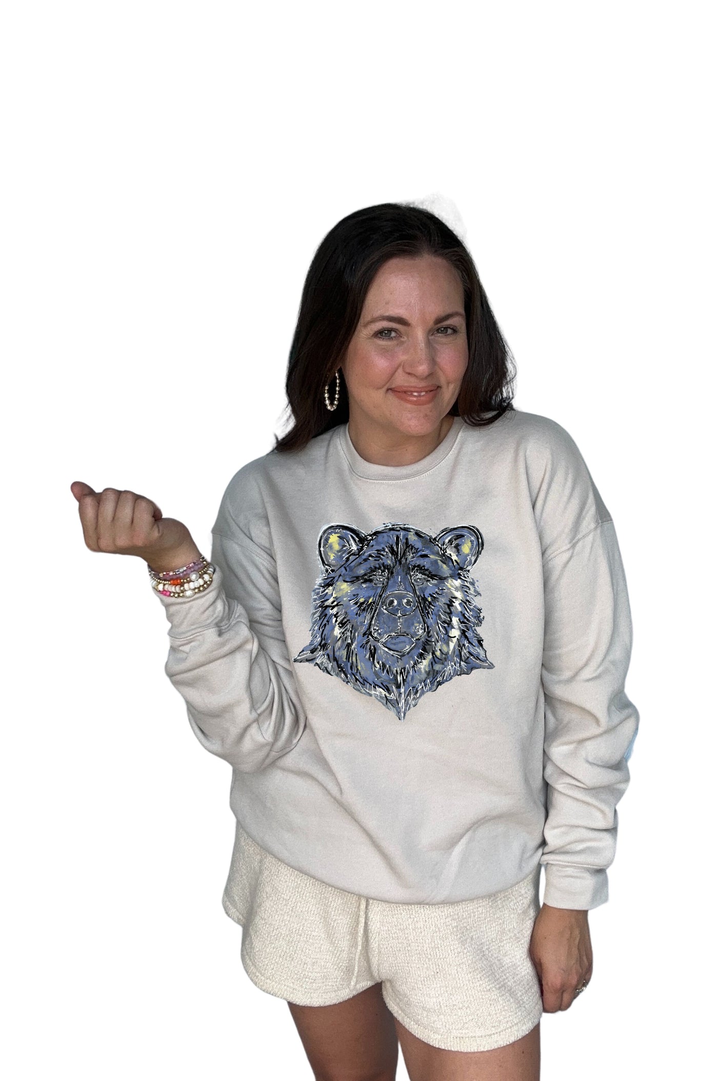 School Spirit Sweatshirt BEAR blue (PRE-ORDER)