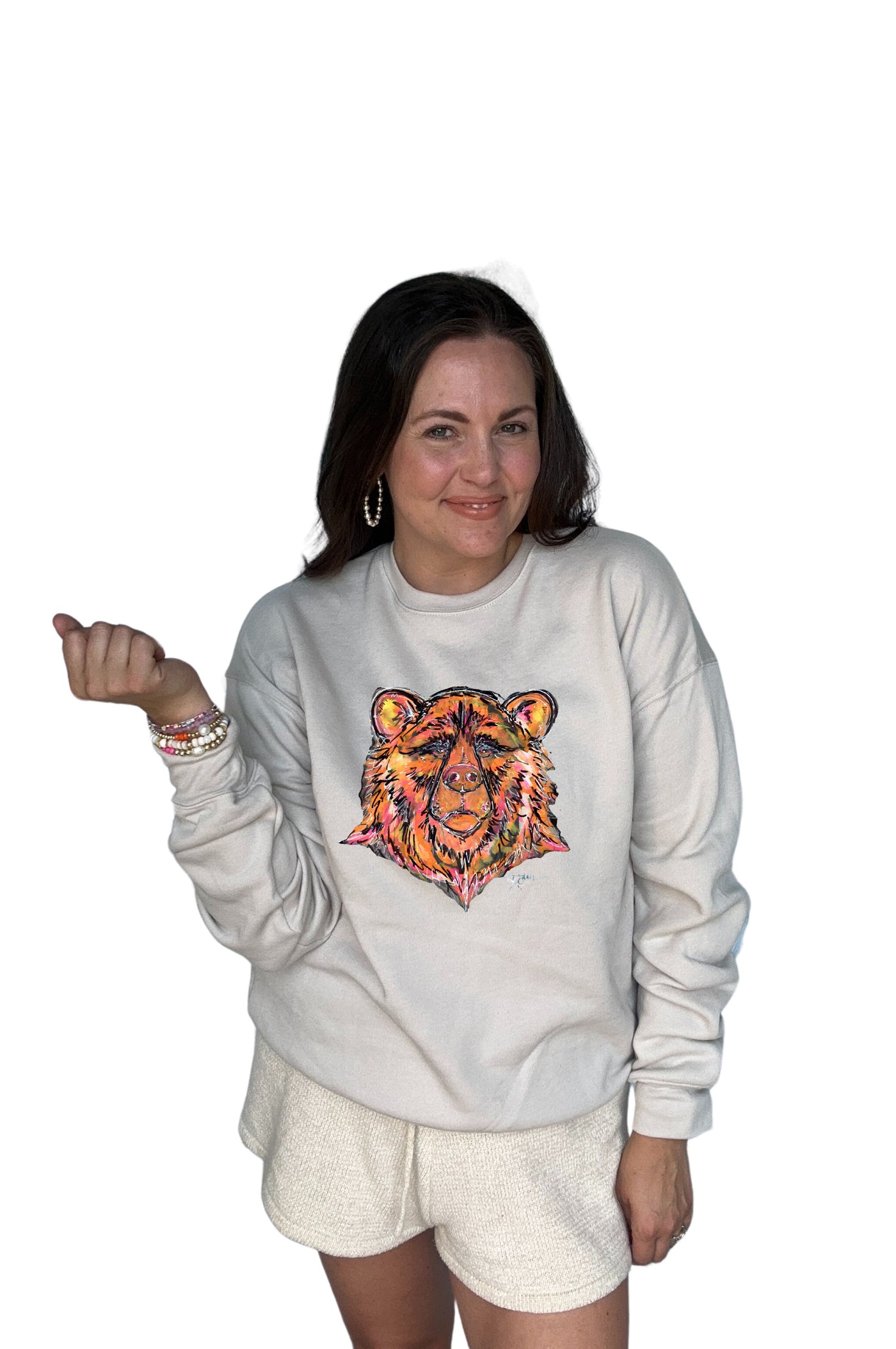 School Spirit Sweatshirt BEAR orange (PRE-ORDER)