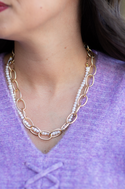 The Camden Pearl Necklace by Annie Claire Designs - SoSis