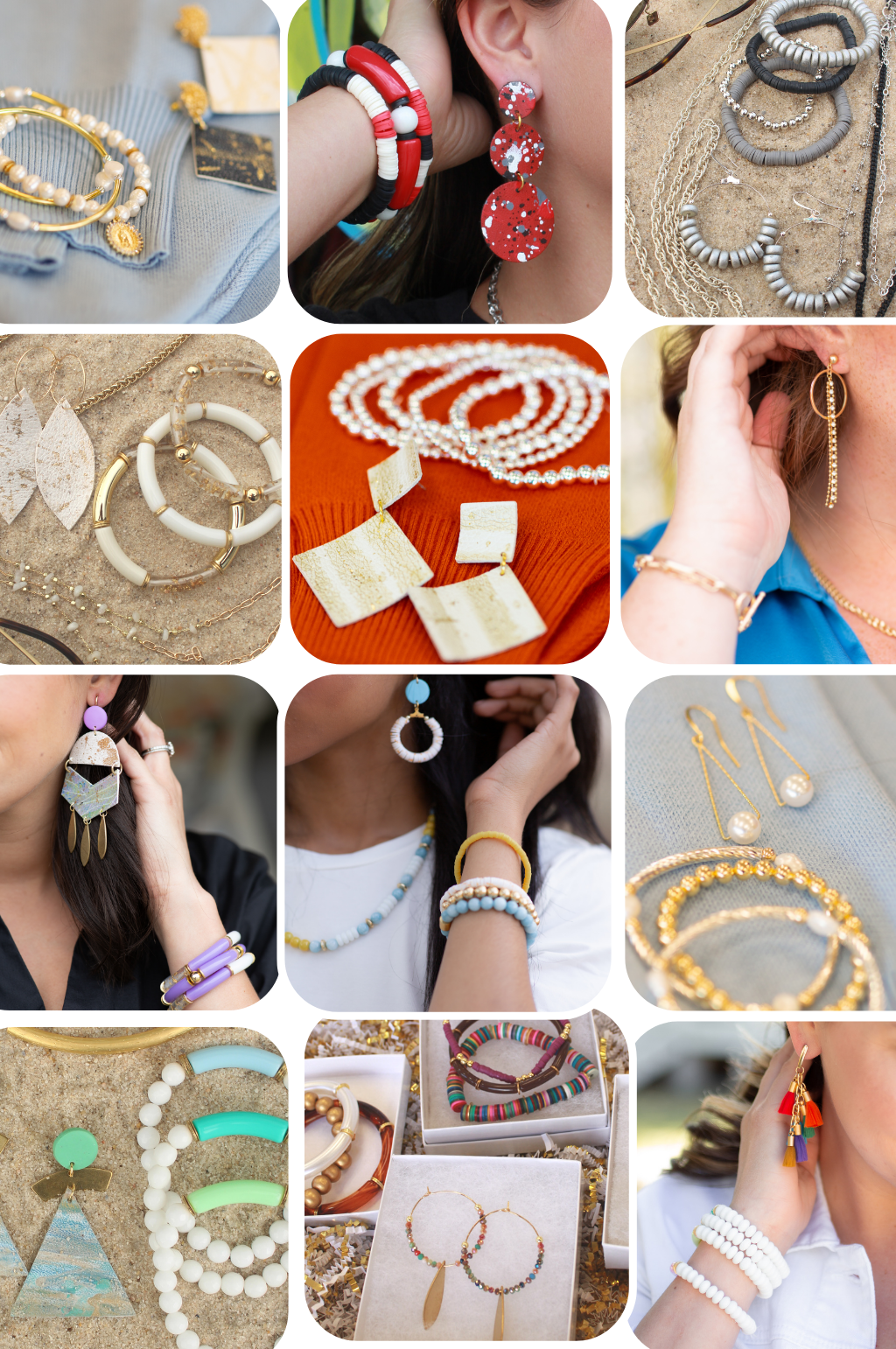Annie Claire Designs Subscription: Earring + Bracelet Stack of the Month Club - SoSis