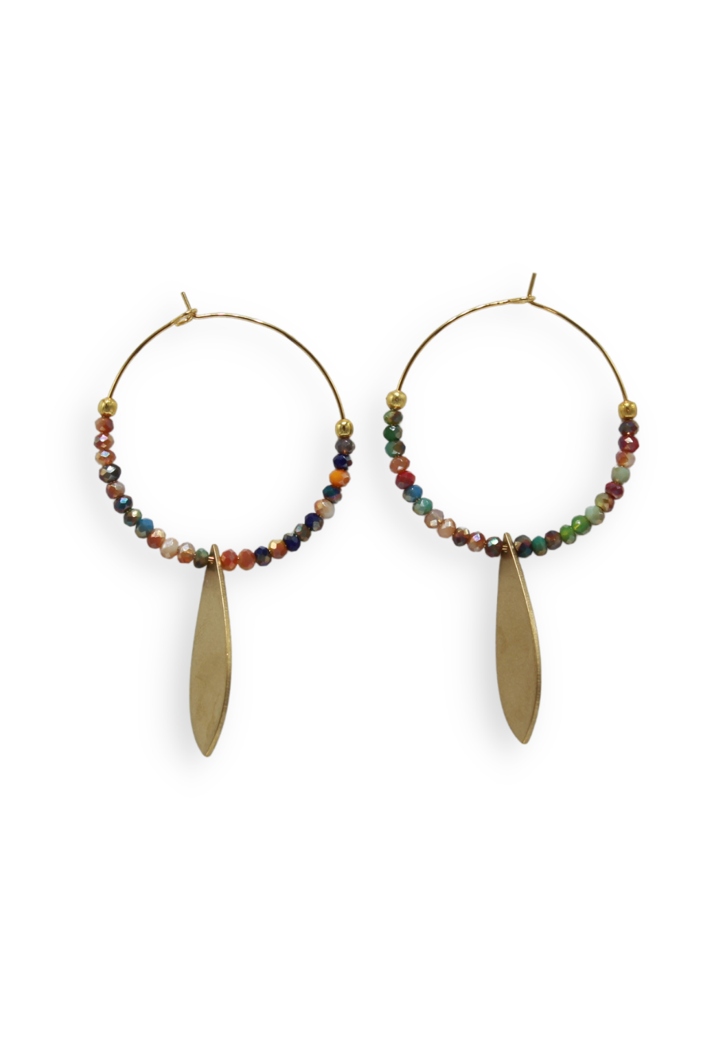 Colors of Fall Hoop Earrings by Annie Claire Designs - SoSis