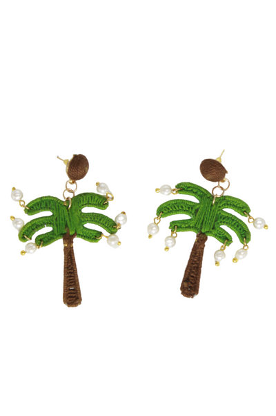 Palm Tree Earrings - SoSis