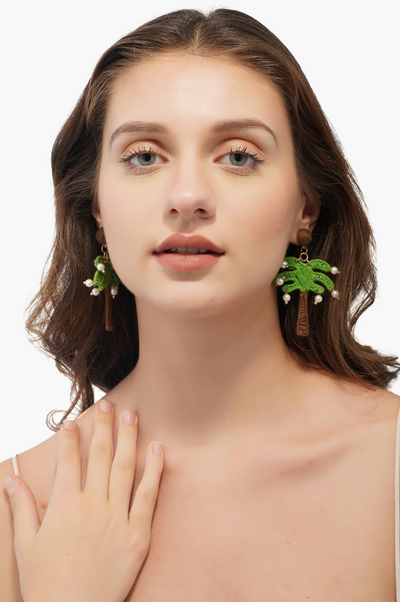 Palm Tree Earrings - SoSis