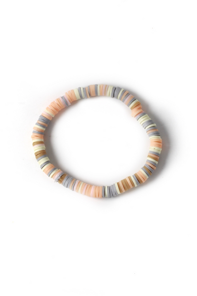 Monica Polymer Clay Bead Bracelets Plain by Annie Claire Designs (singles) - SoSis