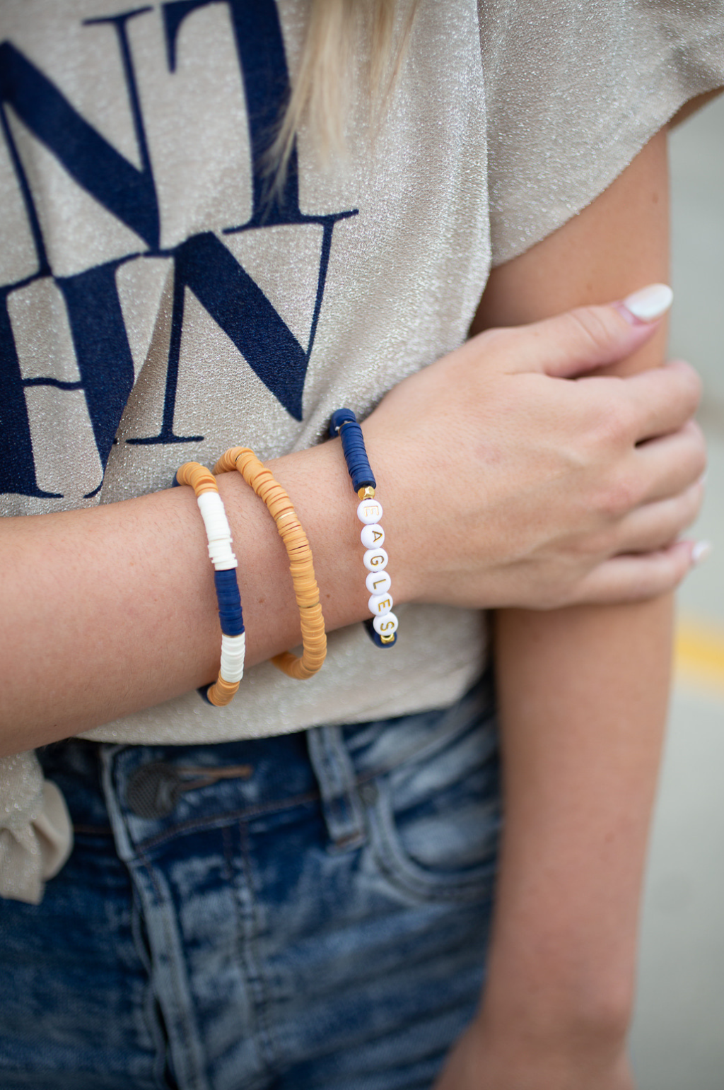 Team Spirit Bracelet Stack (Customizable) by Annie Claire Designs - SoSis