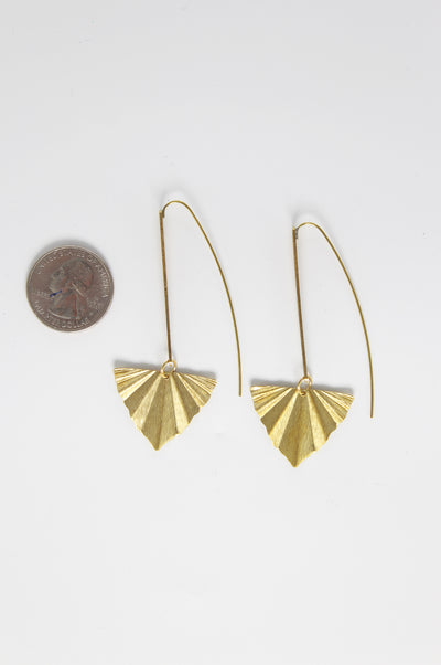 Terri V Shape Triangle Earrings by Annie Claire Designs - SoSis
